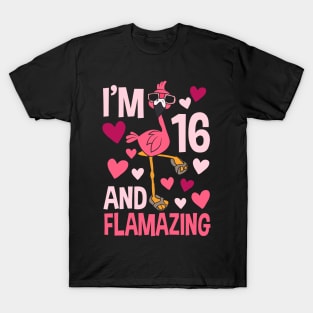 I'm 16 And Flamazing Flamingo T-Shirt